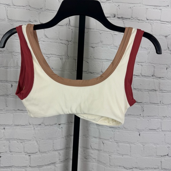 l*space Lala Cream Bikini Top Size Small - Picture 4 of 6